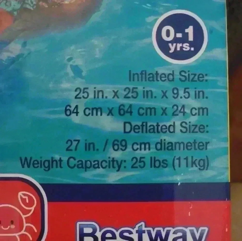 Swim Safe Wondersplash Round 3 Ring Baby Float 0-1 Years